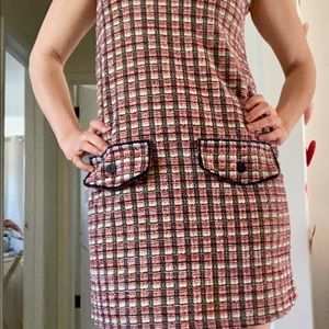 Zara Textured Shift Dress.